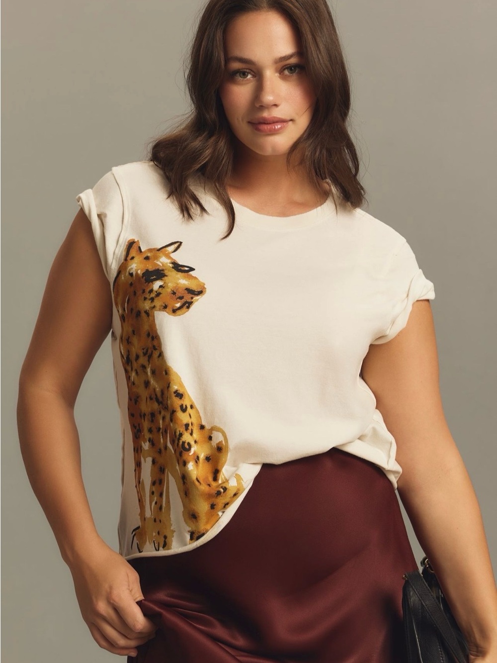 NWT LouLou Avenue Cheetah Graphic Tee - Picture 5 of 9